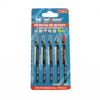 Пилки для лобзика по дереву, T244D , 5 предметов (кратно 10 шт) (2236)